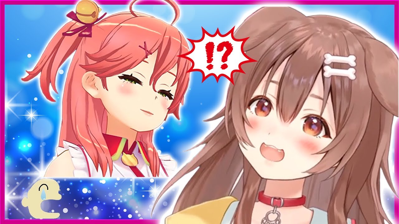 【Hololive】Inugami Korone cries over Sakura Miko's comments【ENG SUB】