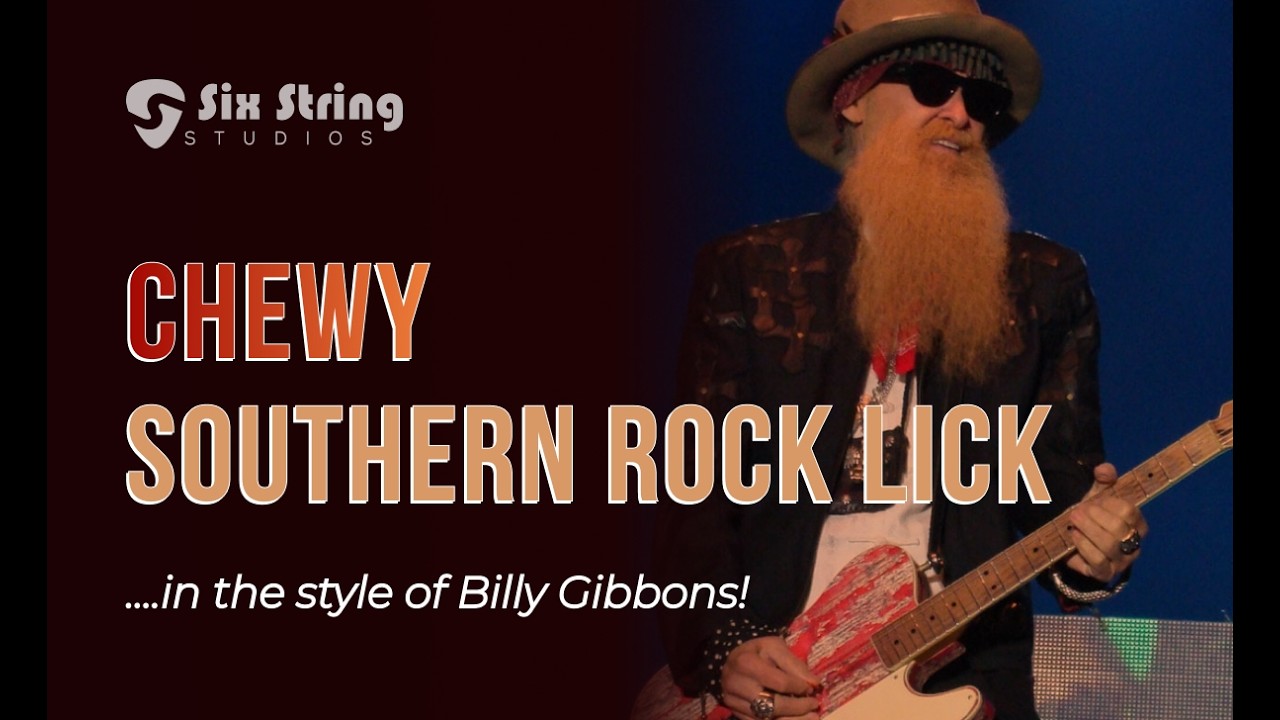 Quick Licks #20 – Billy Gibbons style southern rock lick