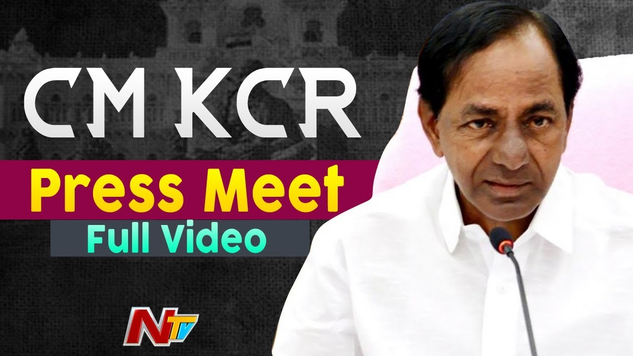 CM KCR Press Meet || slams Chandrababu Naidu : AP Special Status : Federal Front : NTV