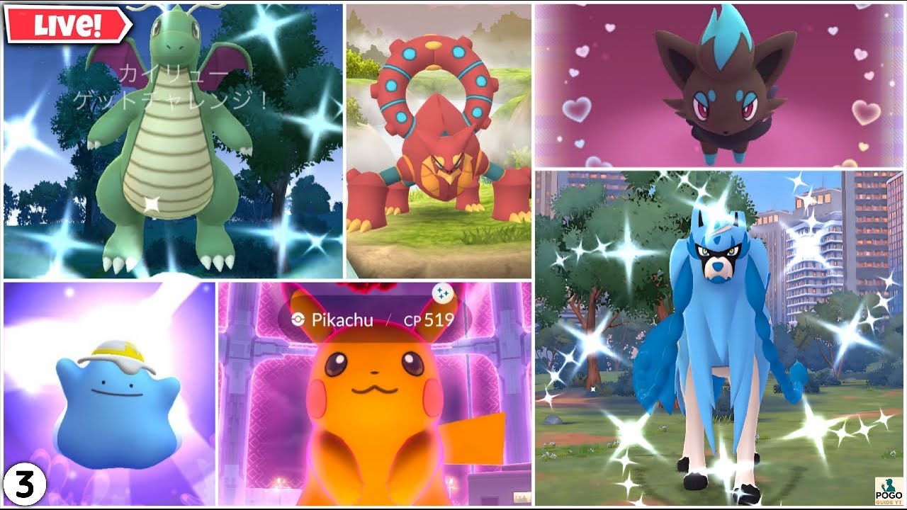 #3 Hunting Shiny Costume BG Ditto & Zorua | Grinding For Volcanion | PvP & Trades | Pokémon GO LIVE