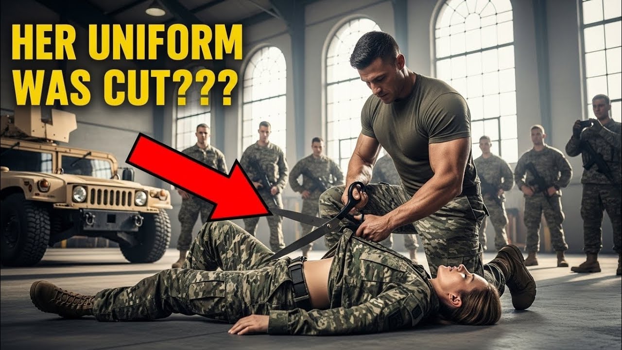 They Cut Her Uniform With a Training Knife — Until the SEAL Instructor Dropped All Three on the Spot