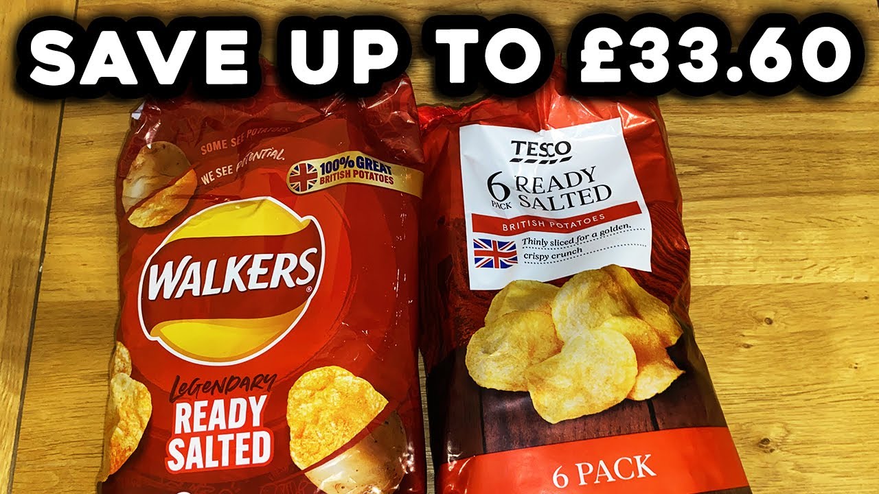 Соль для завтрака Walkers против соли Tesco — поменяется ли они местами?
