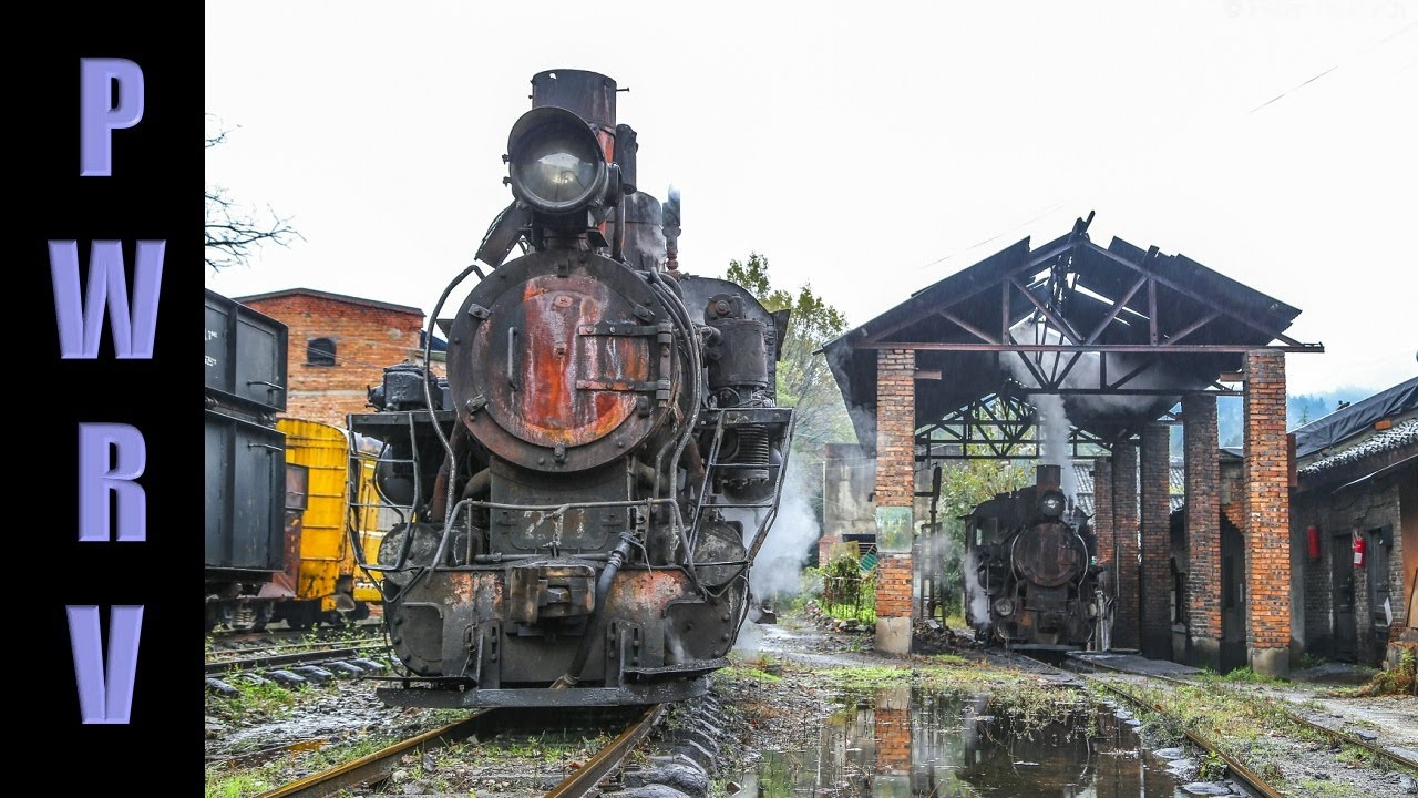 Chinese Railways - Rongshan 762mm Narrow Gauge Prison Railway w/C2's #211 & 219 Shunting & Servicing