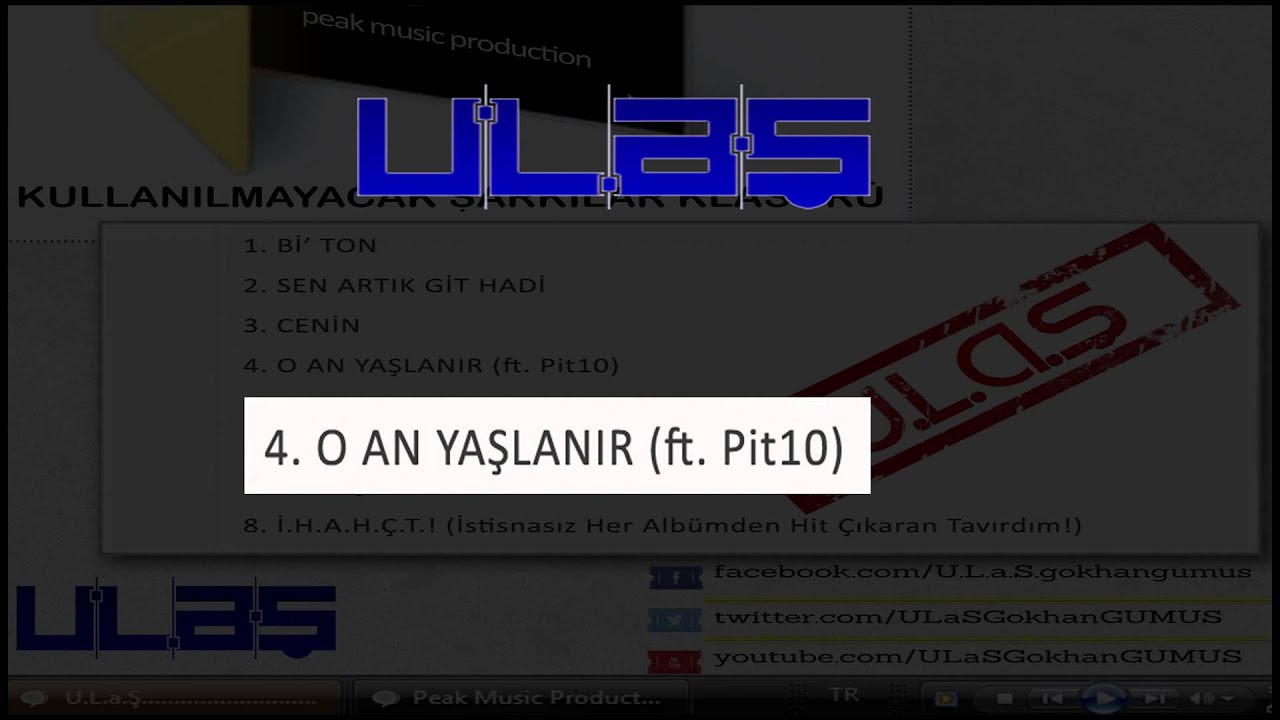 U.L.A.Ş - O An Yaşlanır ft. Pit10