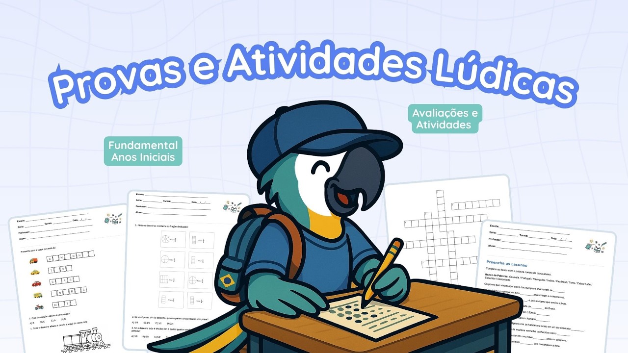 Avaliações e Atividades para Fundamental Anos Iniciais com IA