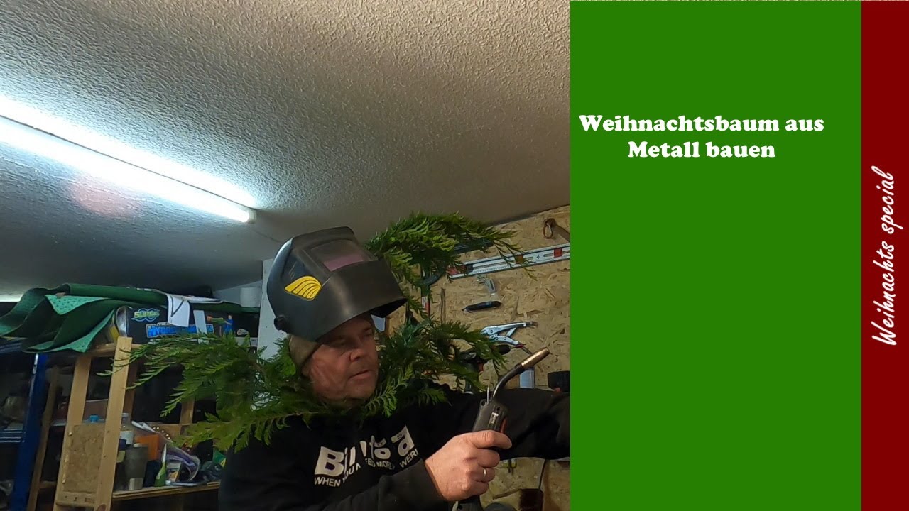 Weihnachtsbaum aus Metall bauen