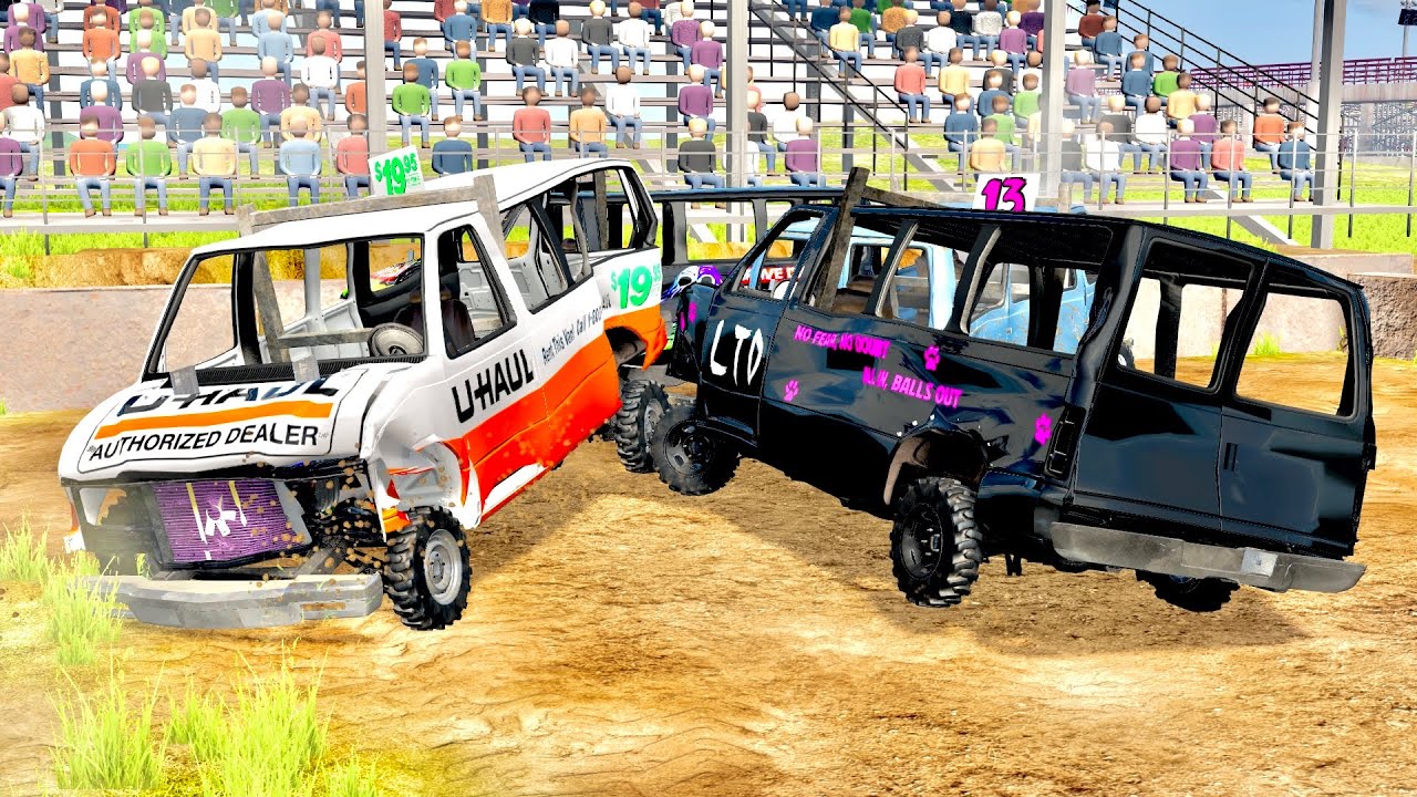BeamNG Demolition Derby (Fullsize Stock Vans)