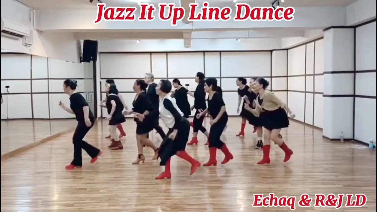Jazz It Up Line Dance🌺🌺🌺Improver💃💃💃Rob Fowler (ES)- January 2026#linedanceindonesia #dancestudio