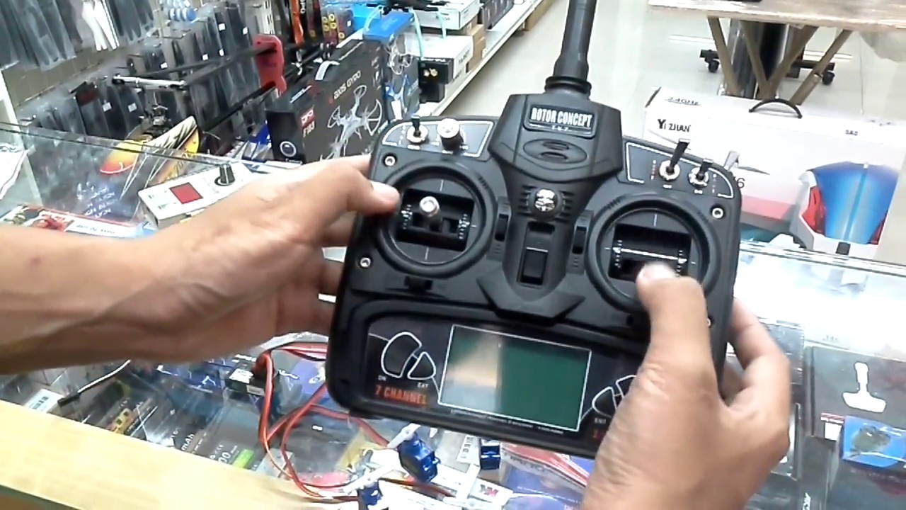 【天鷹遙控】WALKERA 華科爾 DEVO 7 + RX601 出貨前測試&連接示範  華歌爾D7