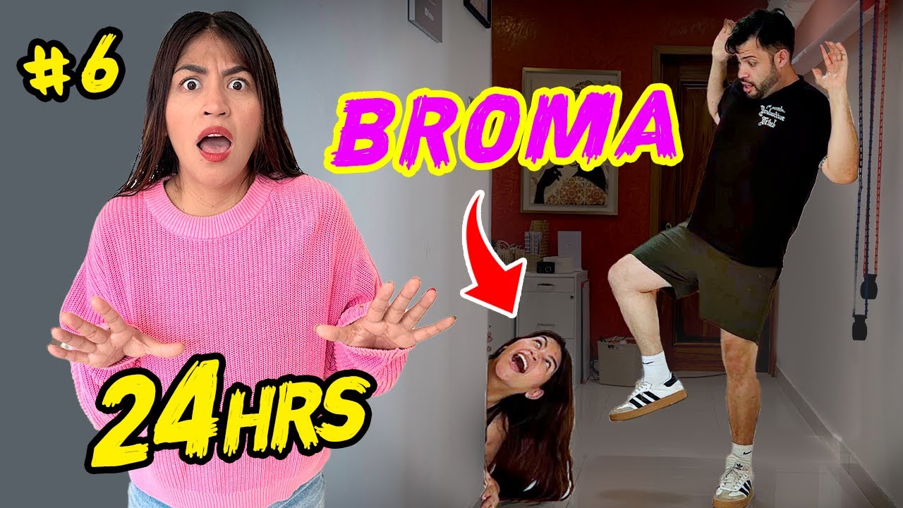 24 HORAS HACIENDO BROMAS a MI NOVIO 😈 | Conny Merlin