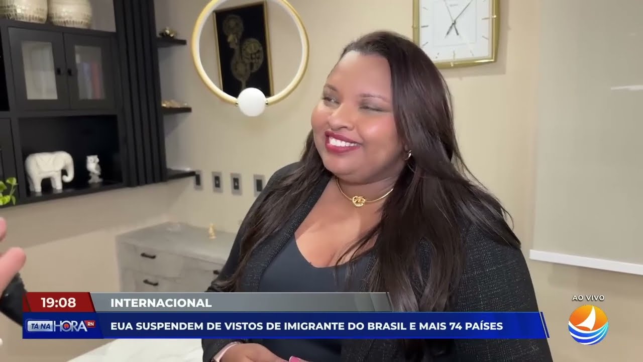 Suspensão dos vistos para os Estados Unidos | Mychelle Maciel | TV PONTA NEGRA