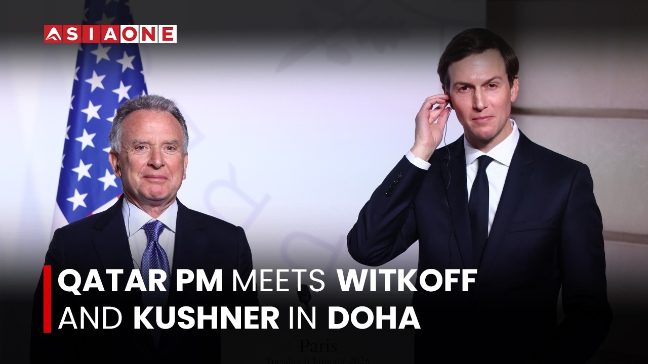 Qatar PM Meets Witkoff and Kushner in Doha | Asia One News