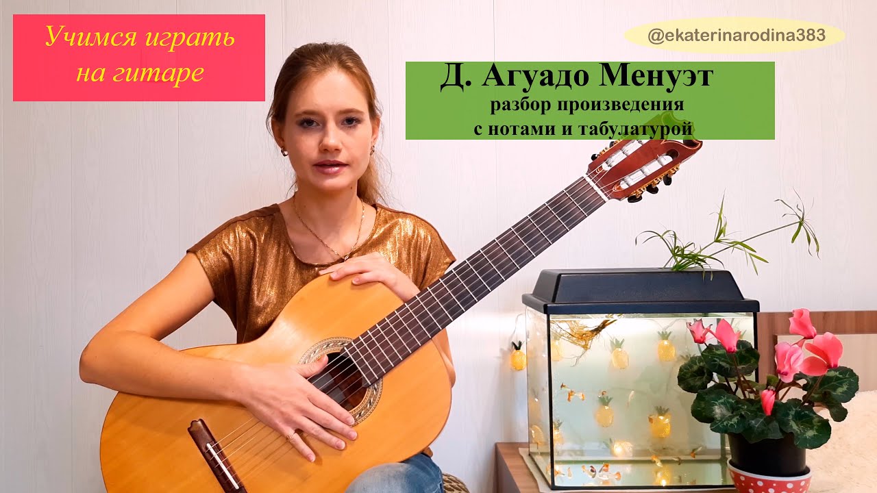 Д. Агуадо Менуэт (Урок 32)