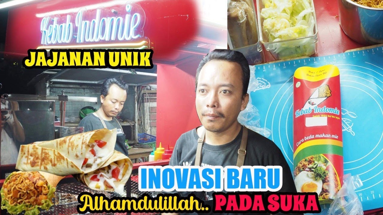 IDE USAHA BARU NIH!! KEBAB INDOMIE IDE CERDAS #kuliner