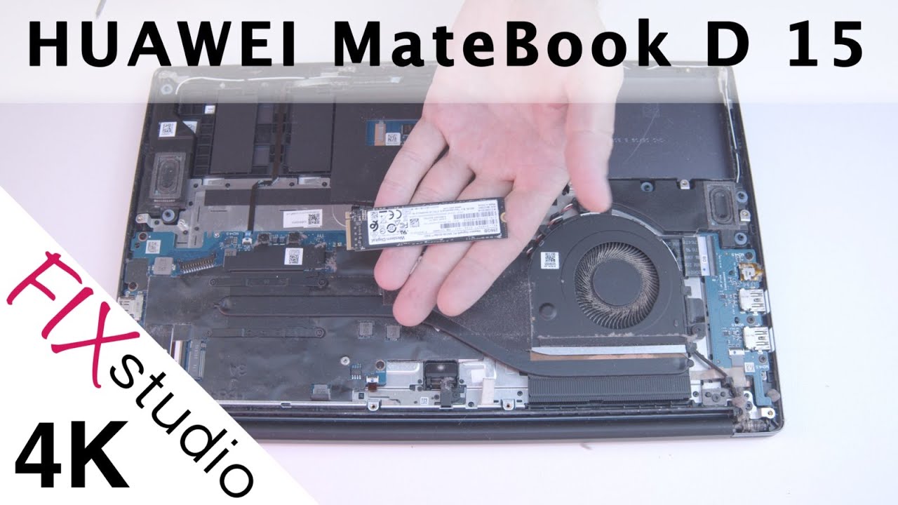 HUAWEI MateBook D 15 - disassemble [4k]