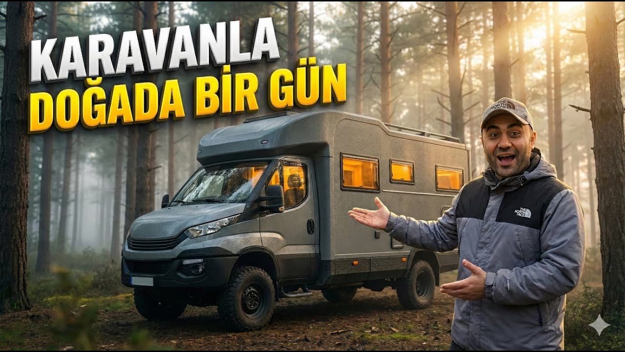 SESSİZ DOĞANIN İÇİNDE KARAVANLA HUZURLU BİR KAMP #doğa #camping #travel #tinyhouse #karavan #forest