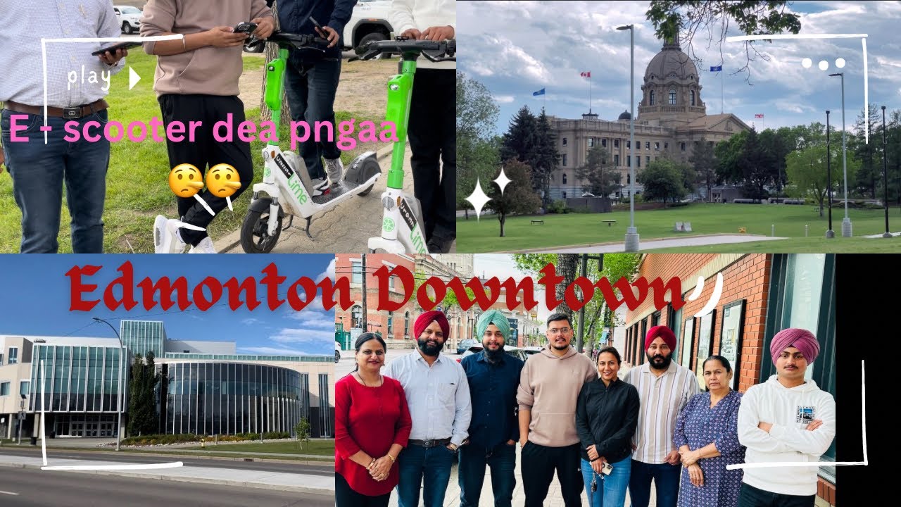 Edmonton Downtown gedi || Family Day out || Walterdale bridge || whyte ave