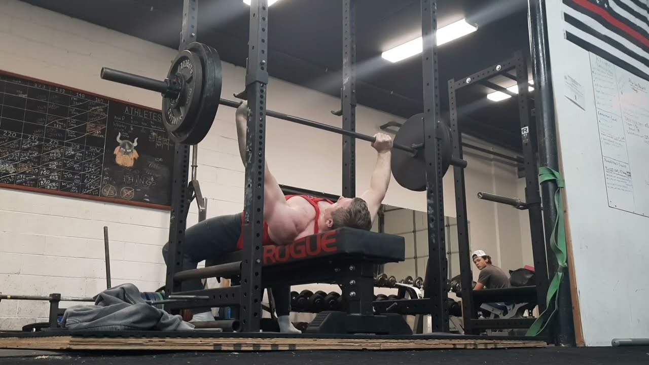 Bench Press 300 pounds 1x10