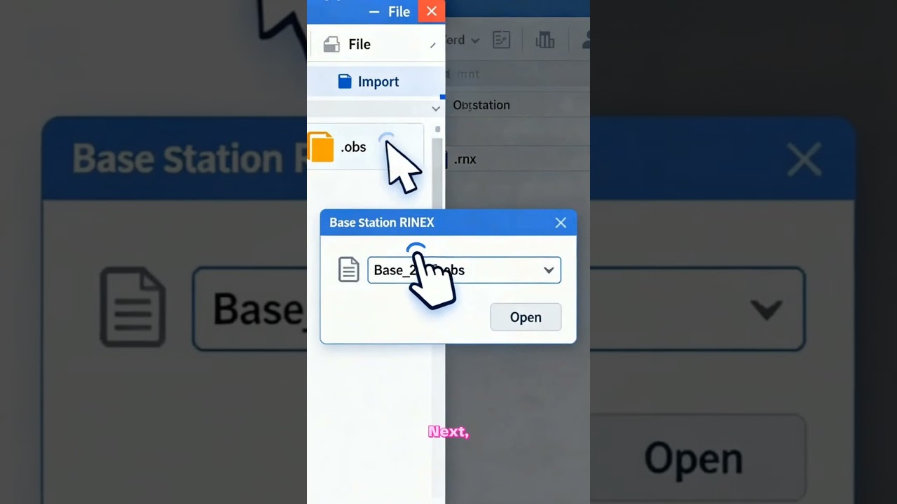 GPS Data processing in Survey Master 