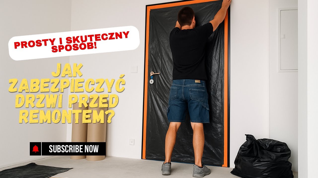Jak zabezpieczyć drzwi przed remontem? Prosty i skuteczny spos&oacute;b na ochronę drzwi!