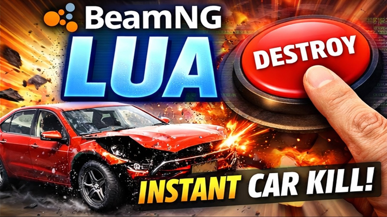BeamNG LUA Tutorial: Instantly Destroy Other Cars with This ScriptHow to