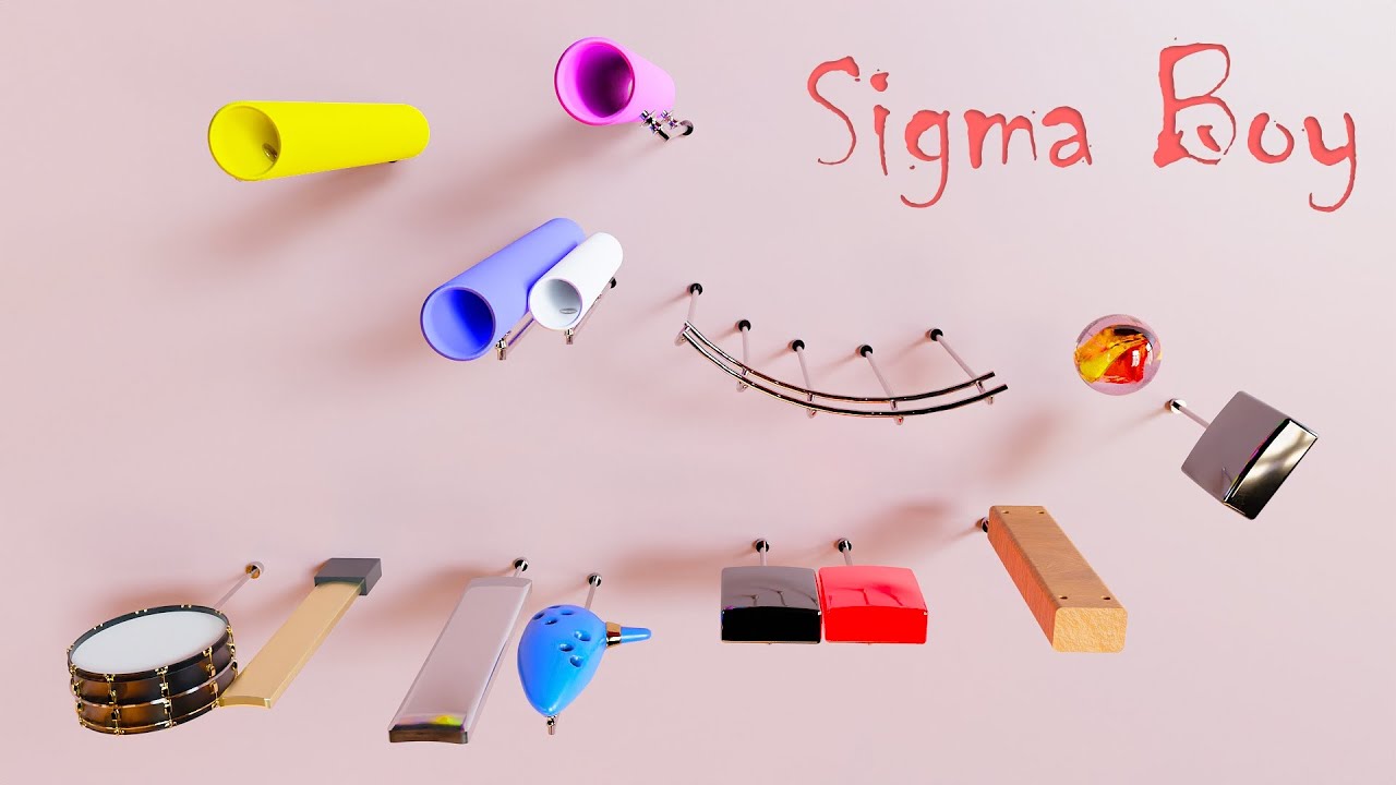 Sigma Boy Played on Different Instruments With Marble!