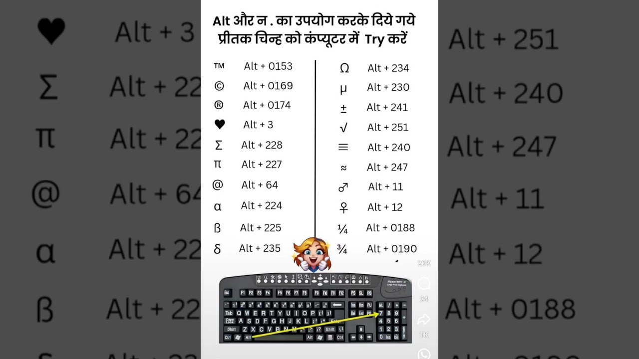 Alt key in Excel to insert many rare symbols || How to use Alt key in Excel to get symbols. #excel
