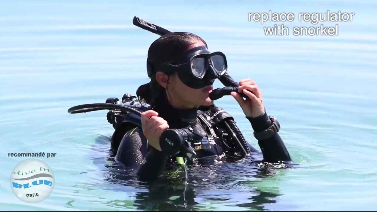 PADI 03   Entrée en eau profonde, le pas de géant