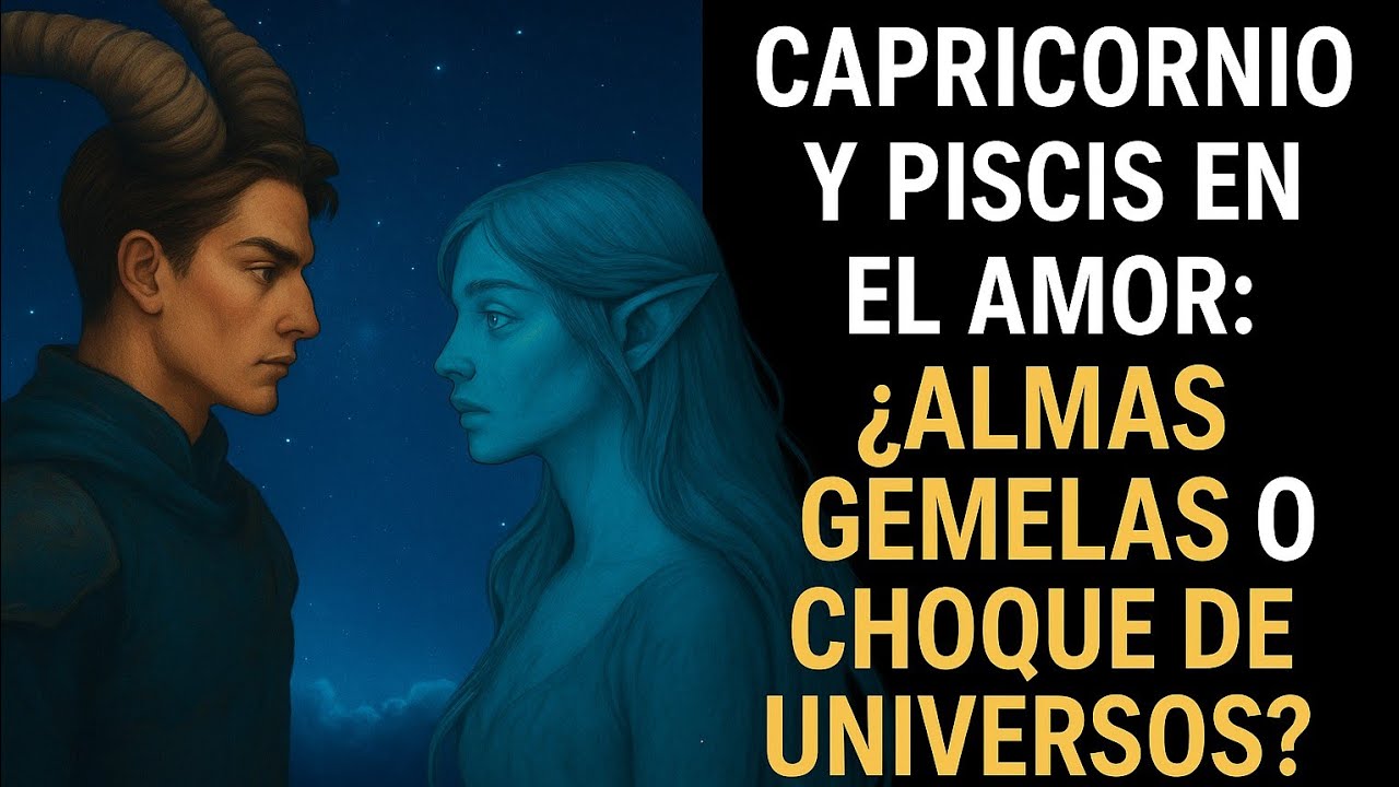 Capricornio ♑ y Piscis ♓ en el Amor 💘 ¿Almas Gemelas 💫 o Choque de Universos