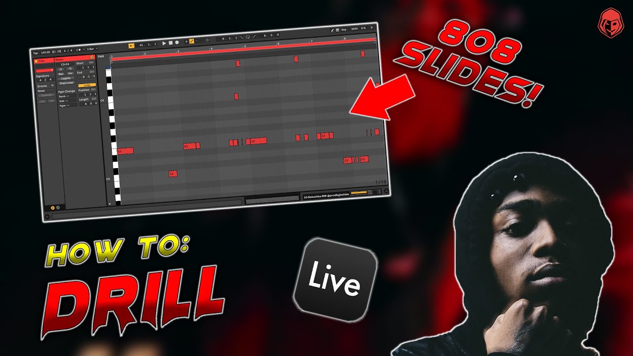 HOW to make COMPLEX DRILL DRUMS | Ableton Live Drill Tutorial | (by magnushenriksen ) | no agony.
