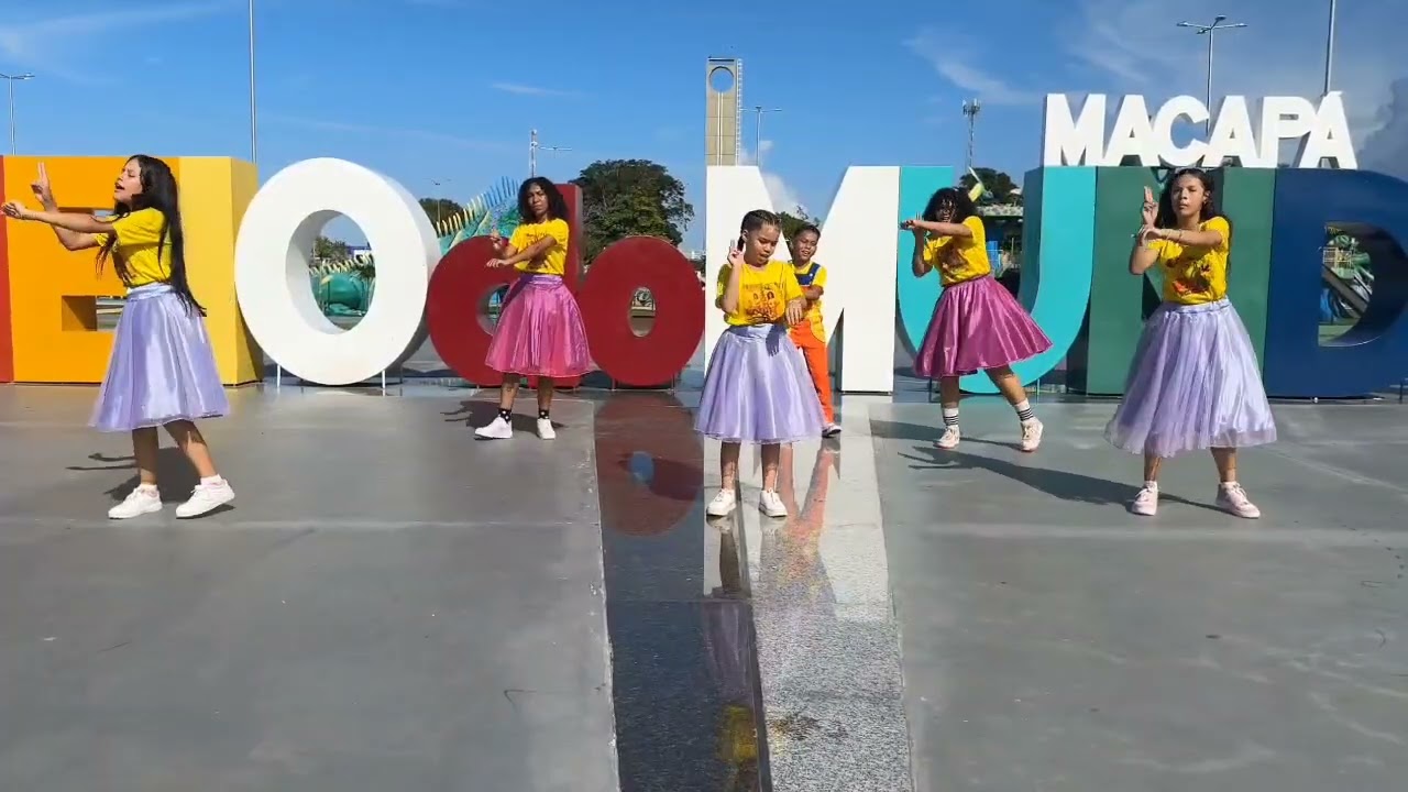 coreografia do louvor pense em Jesus (cover) Tio Jó