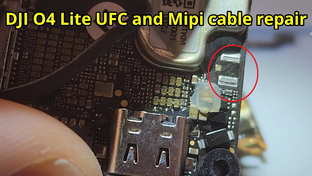 DJI O4 Lite Repair: Fixing the UFL and MIPI cable