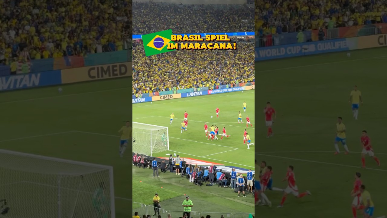 Ich besuche ein Spiel im ber&uuml;hmten Maracan&atilde;-Stadion in Rio de Janeiro, Brasilien. 🇧🇷 #brasilien