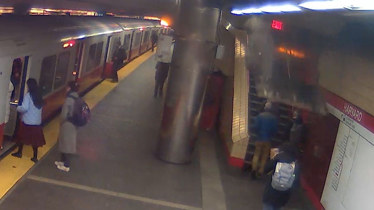 MBTA passengers inches away from ceiling panel collapse on Red Line