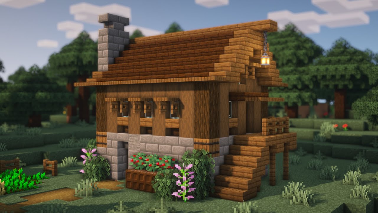 Minecraft | How to build a Simple Survival House 🏠