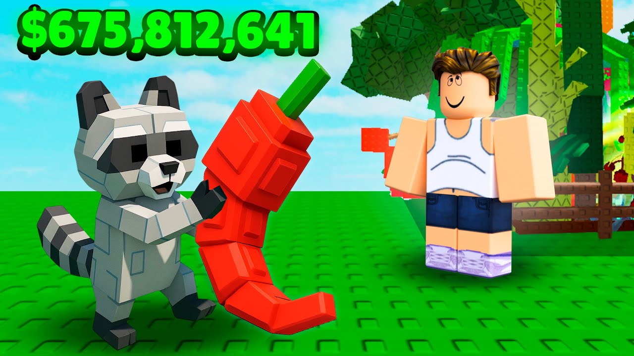Stealing MILLIONS with Raccoon in Grow a Garden!
