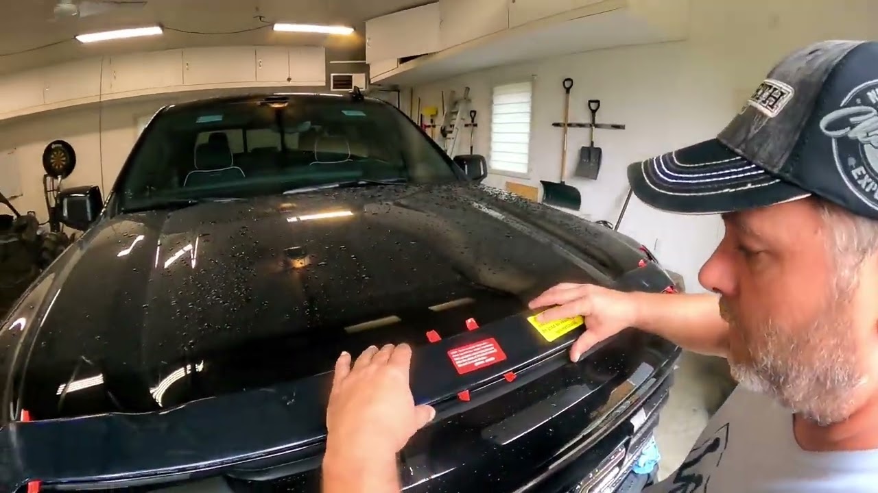 Aeroskin Hood Protector Installation On A 2023 GMC Sierra AT4X