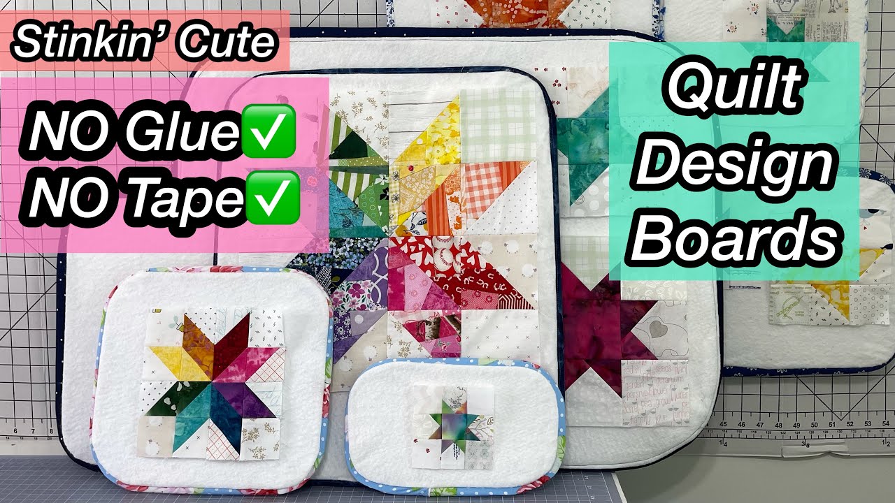 Quilt Design Board ~ Quilting Design Wall ~ Round ish Design Board