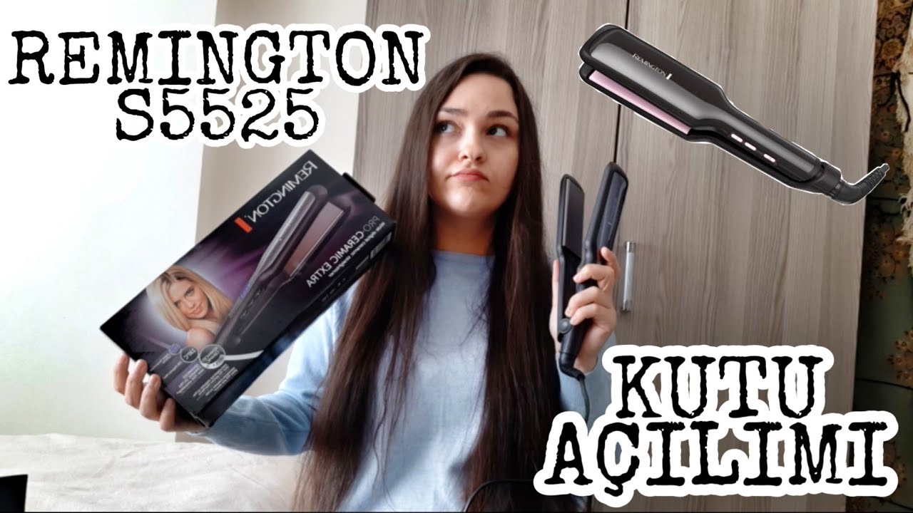 REMINGTON S5525 SAÇ DÜZLEŞTİRİCİ KUTU AÇILIMI VE ÜRÜN İNCELEME #remington #remingtons5525