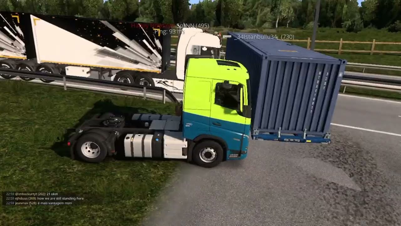 longest traffic jam in the history of Calais-Duisburg TruckersMP ETS2