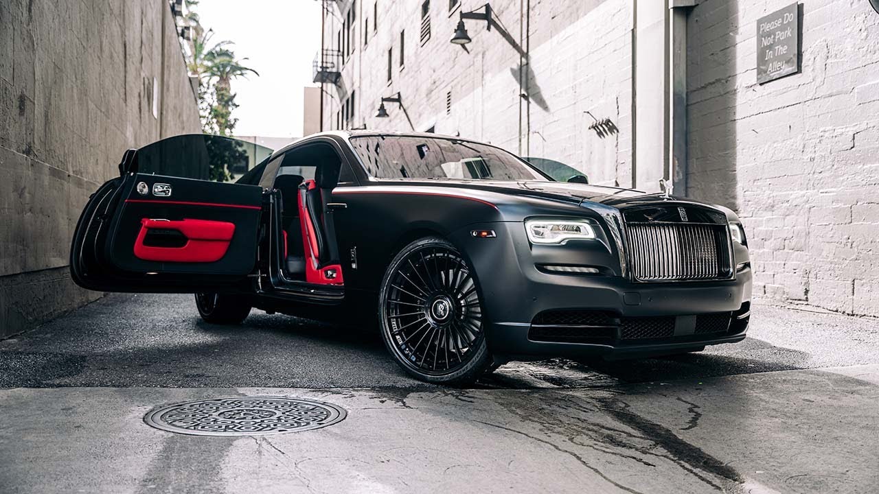 The Last Rolls Royce Wraith Sinister Look, Widebody Grey Lambo Urus.