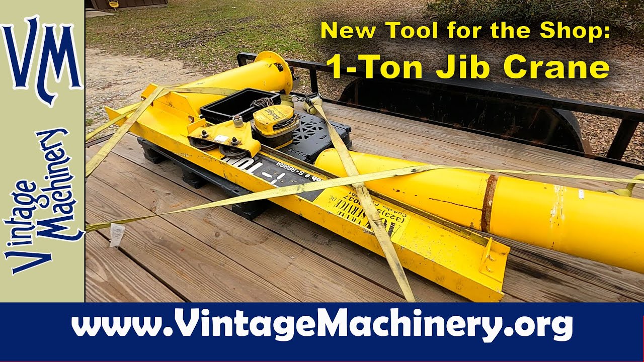 New Tool for the Shop: 1-Ton Jib Crane