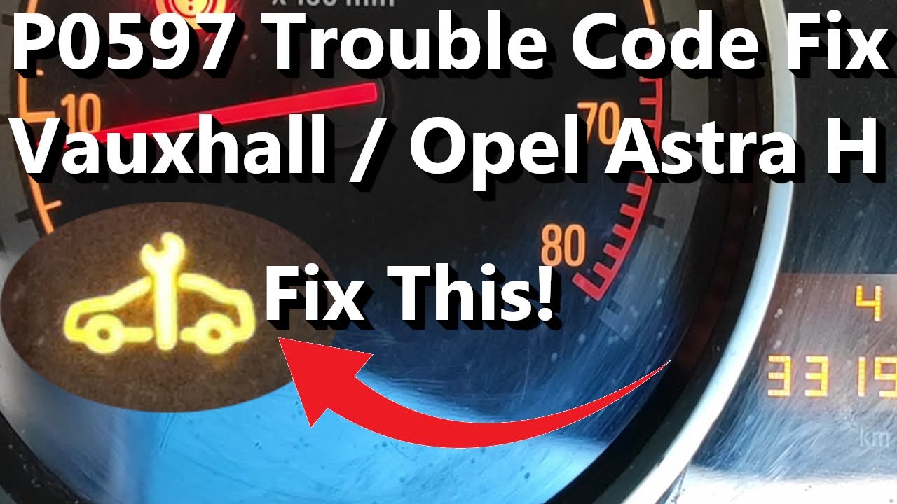 Vauxhall / Opel Astra H P0597 Fix - Thermostat Replacement