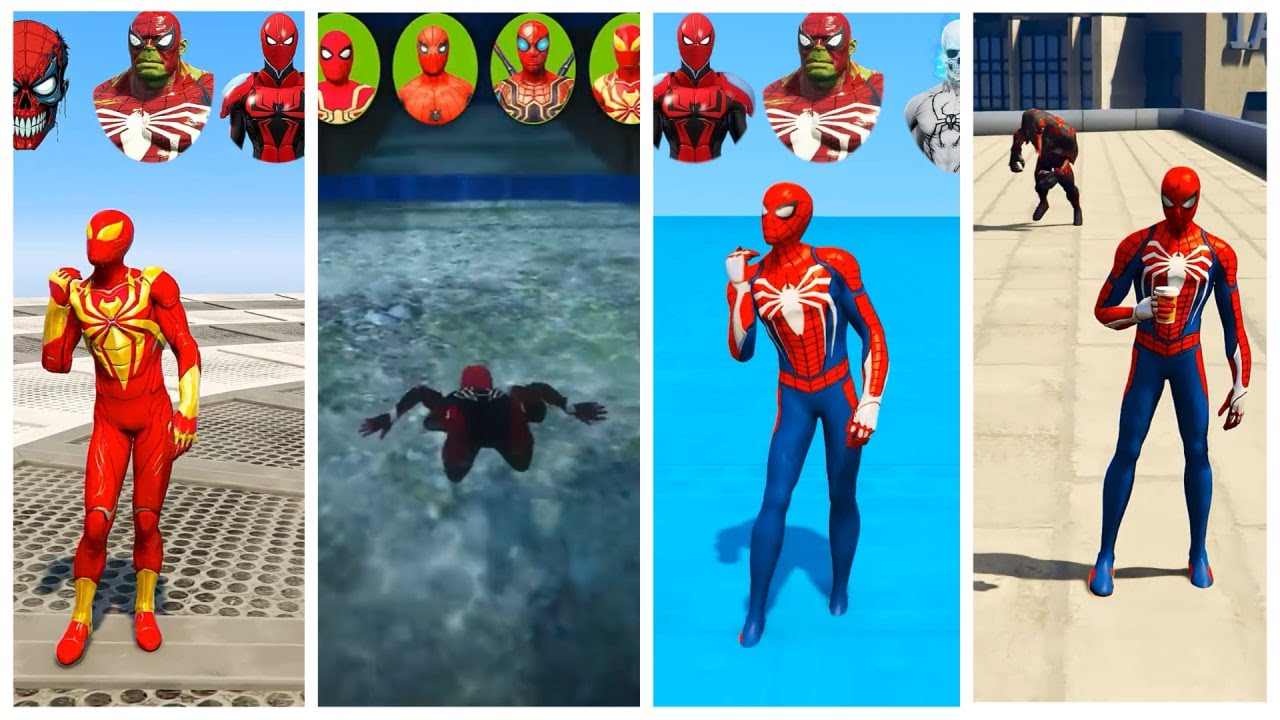 SUPERHERO MEGA BATTLE – SPIDERMAN 🆚 IRONMAN #42