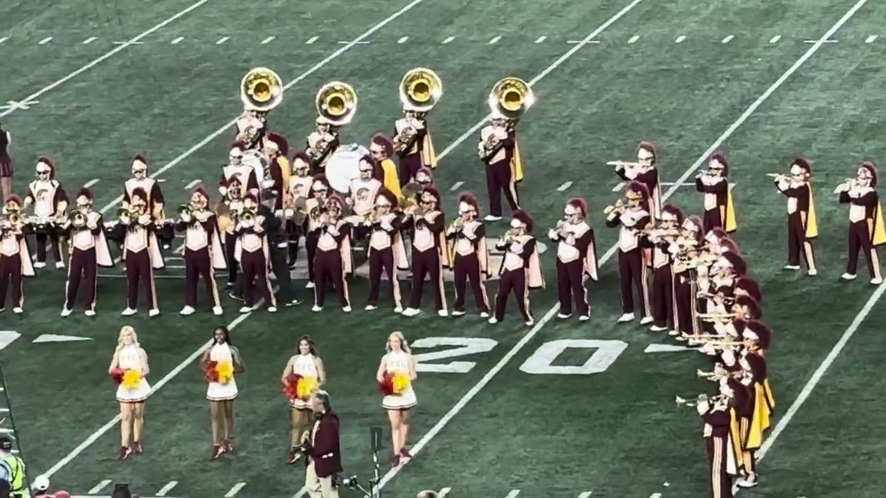 9-21-2024 The @USCTMB  The USC Trojan Marching Band postgame performance @ Michigan.
