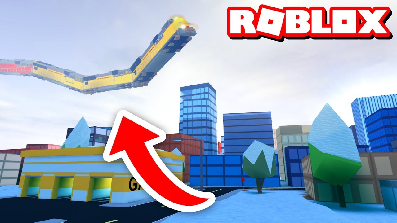 FLYING TRAIN GLITCH!! | Roblox Jailbreak