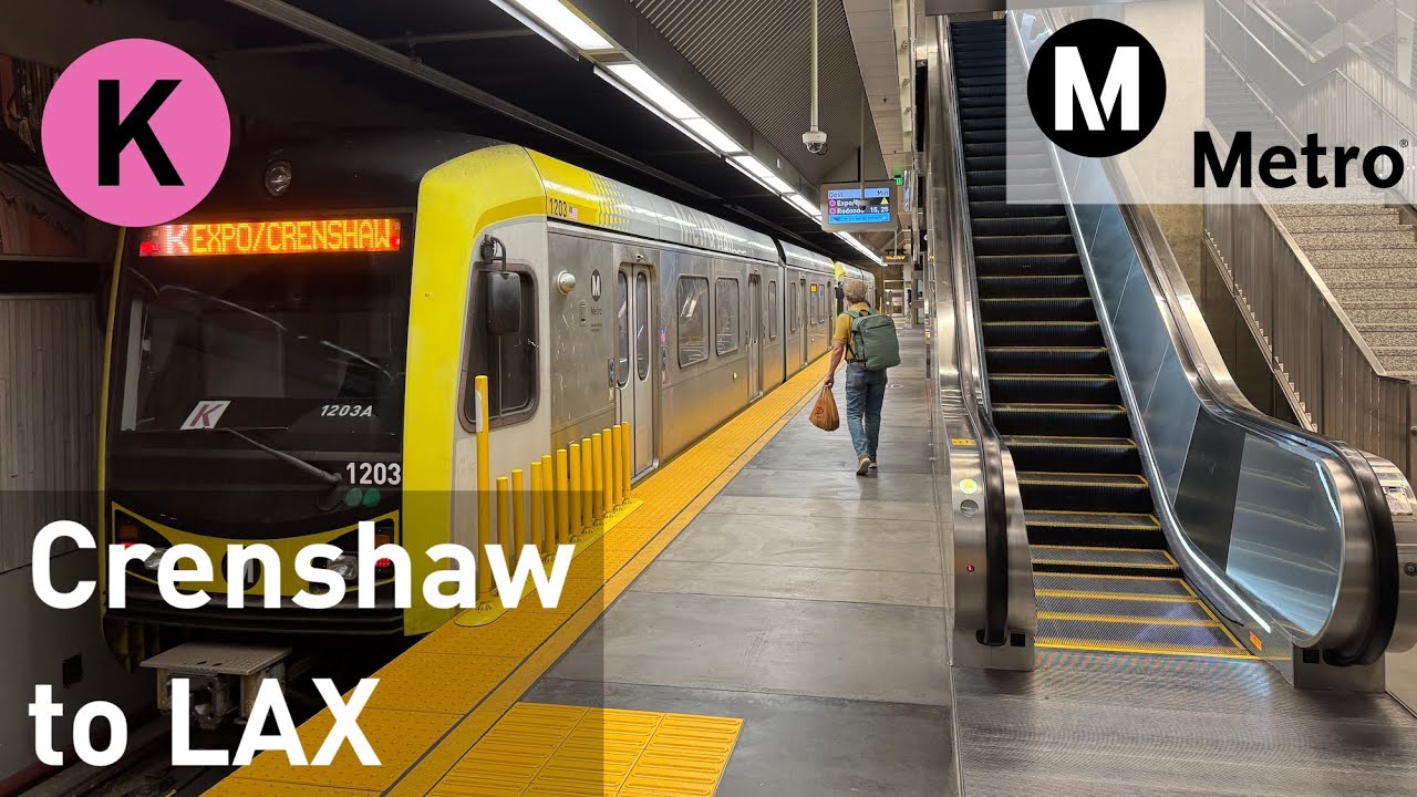 LA Metro K Line Ride: Expo/Crenshaw to LAX/MTC