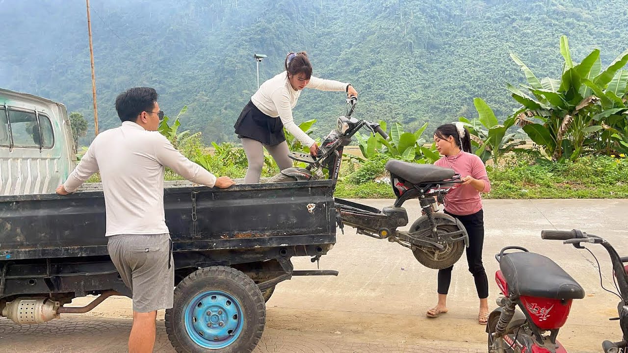 The journey to restore an electric bicycle damaged in a traffic accident.