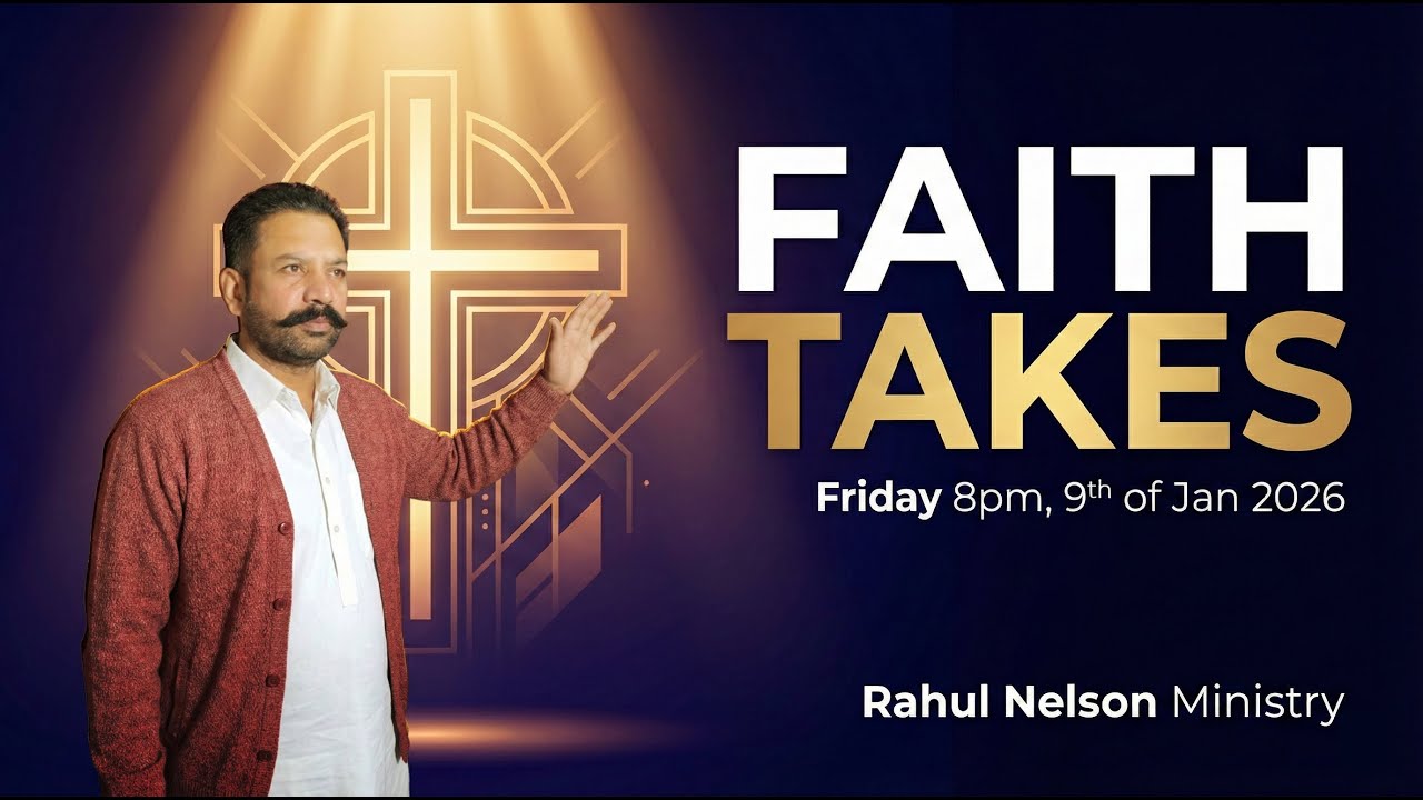 Friday night live | Faith takes | Rev. Pastor Nelson Rahul | 8:00 PM | Pastor Rahul Nelson