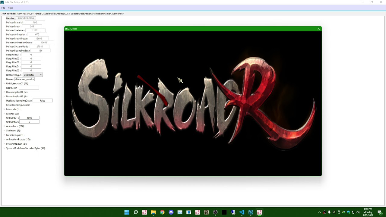 Silkroad Tutorial - how to use the .bsr file editor